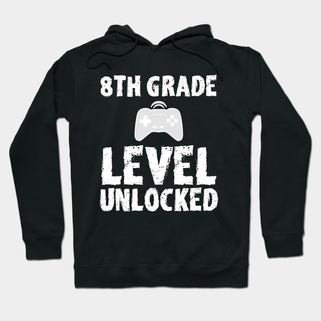 8th Grade Level Unlocked Hoodie by mareescatharsis